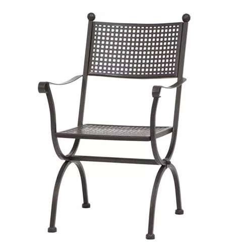 MBM Gartenstuhl Romeo 55 cm x 65 cm x 90 cm marrone Eisen 