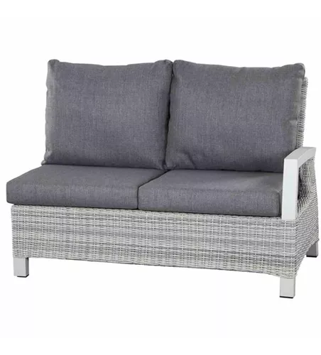 Siena Garden Corido Endmodul rechts inkl. Kissen Aluminium/Geflecht 